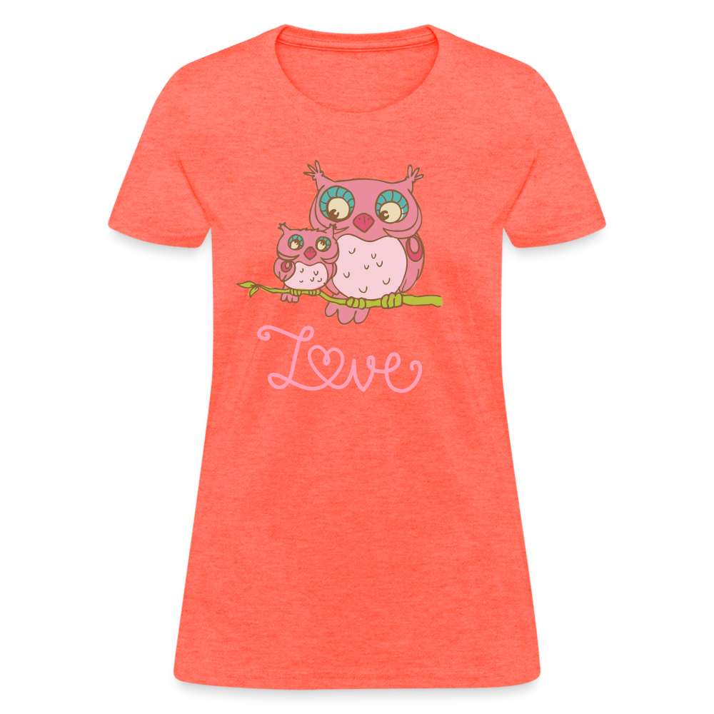 Women's T-Shirt - heather coral