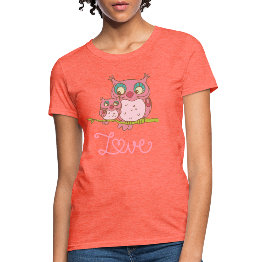 Women's T-Shirt - heather coral