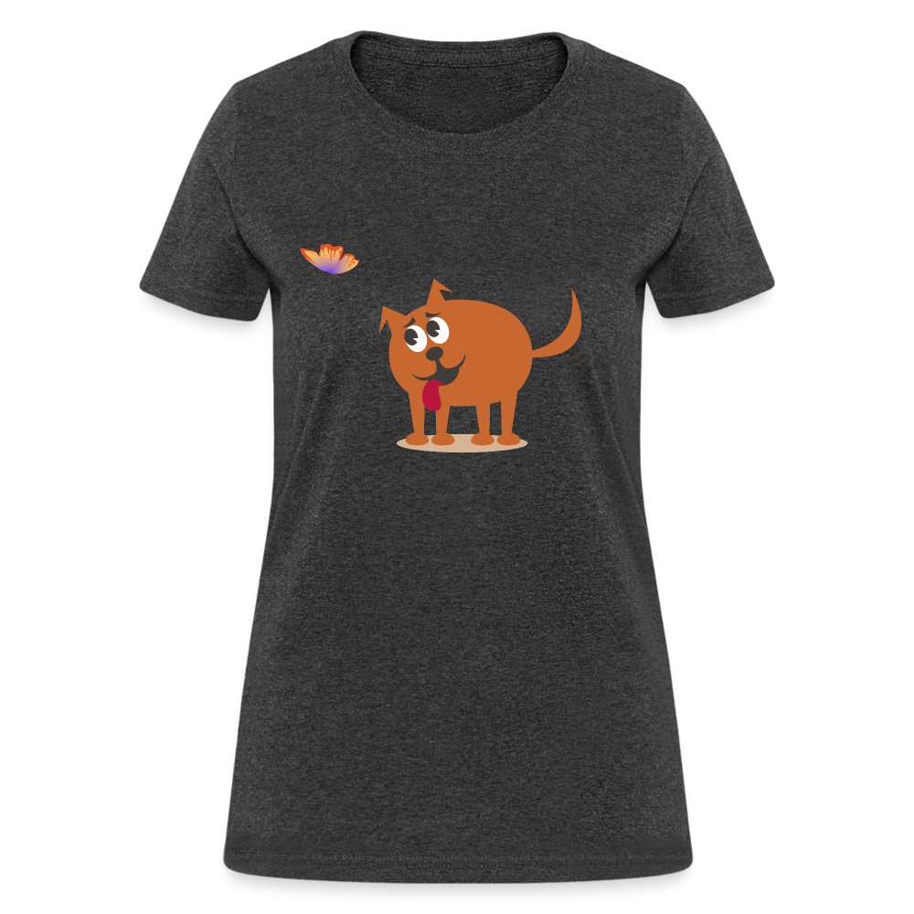 Women's T-Shirt - heather black