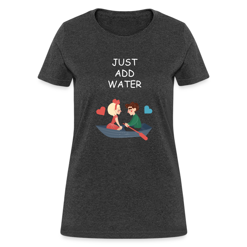 Women's T-Shirt - heather black