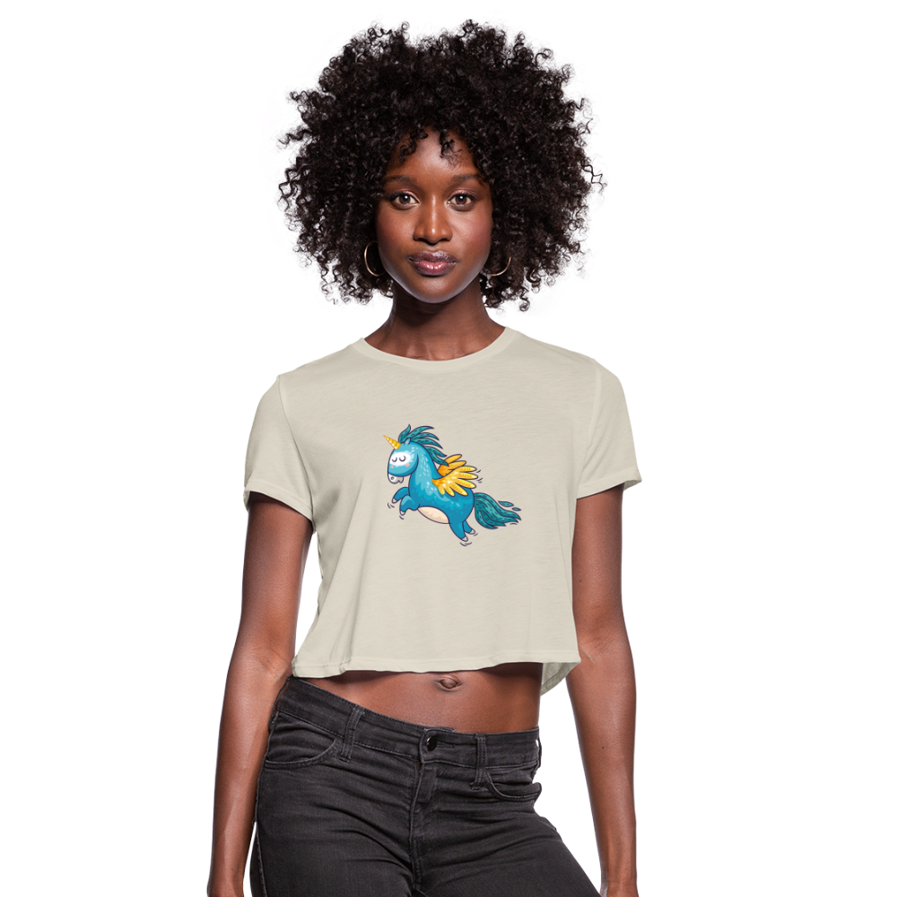 Women's Cropped T-Shirt - dust