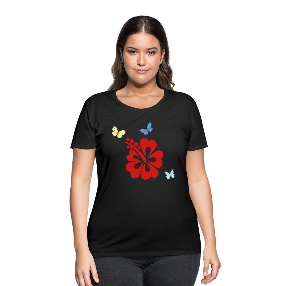 Women’s Curvy T-Shirt - black