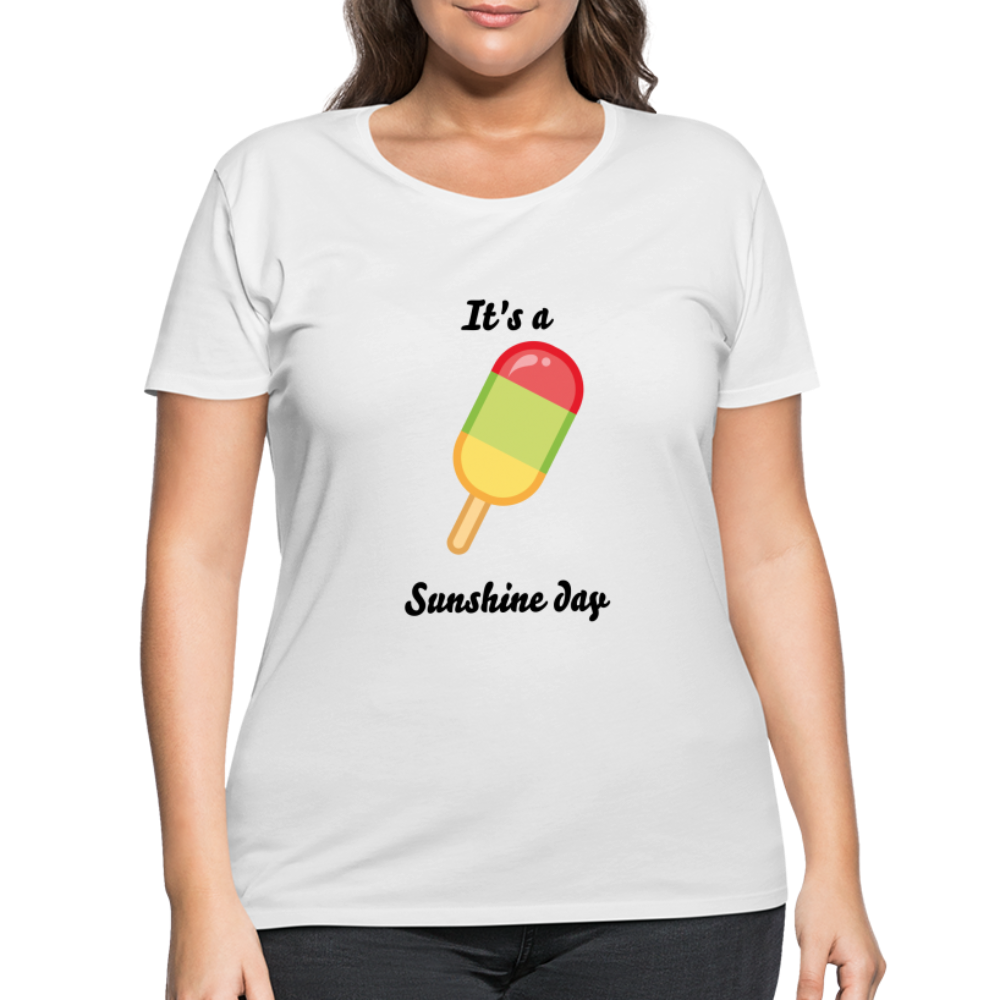 Women’s Curvy T-Shirt - white