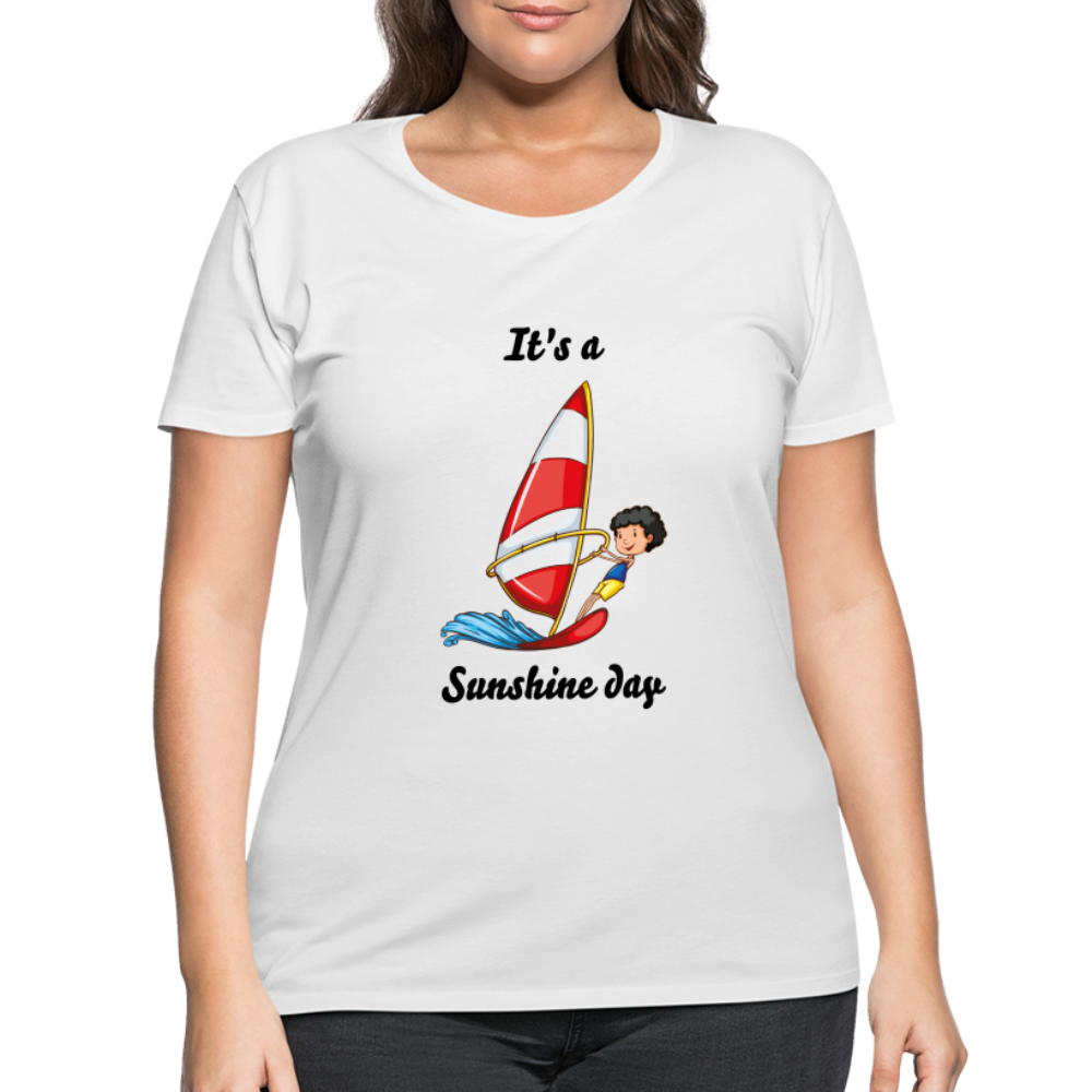 Women’s Curvy T-Shirt - white