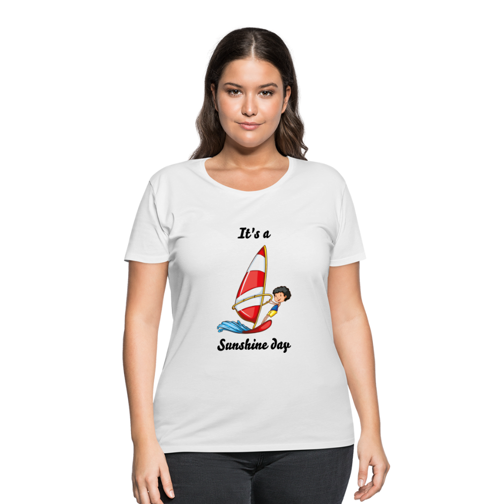 Women’s Curvy T-Shirt - white