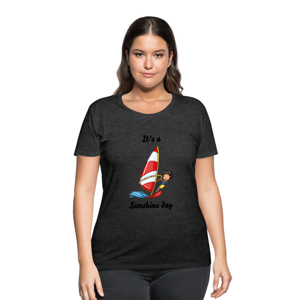 Women’s Curvy T-Shirt - deep heather