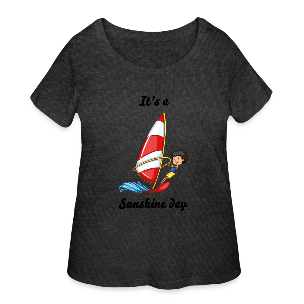 Women’s Curvy T-Shirt - deep heather