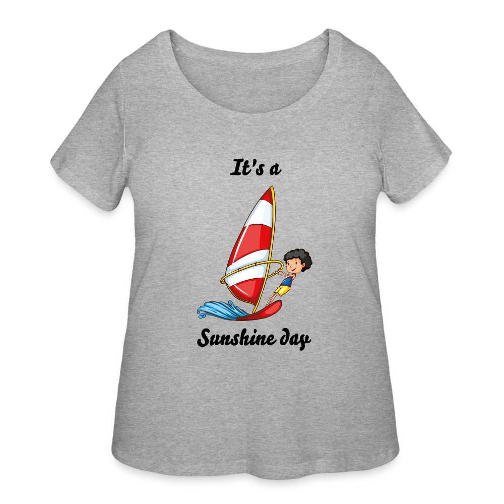 Women’s Curvy T-Shirt - heather gray