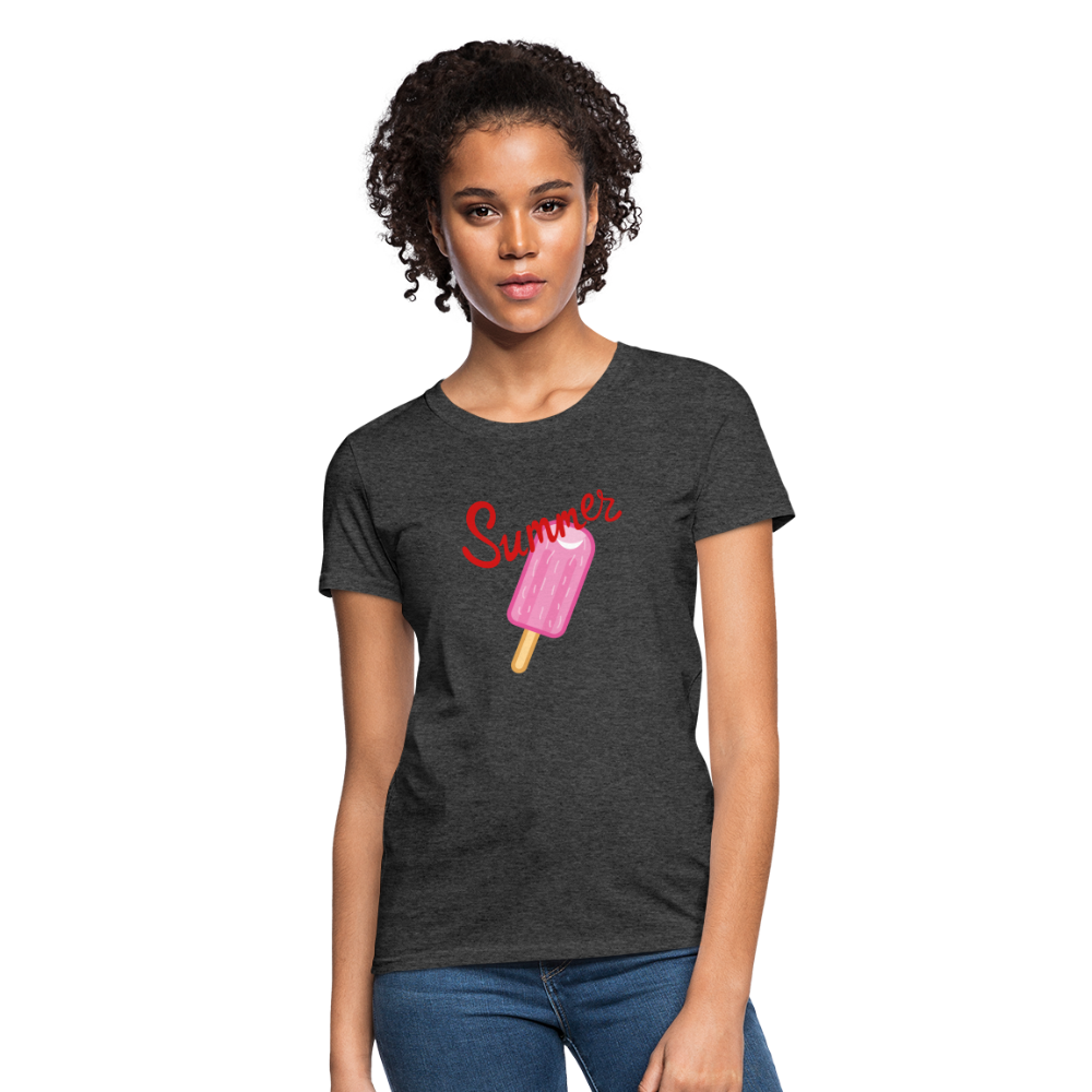 Women's T-Shirt - heather black