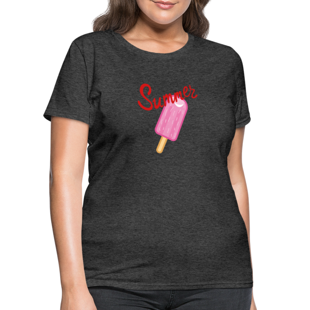 Women's T-Shirt - heather black