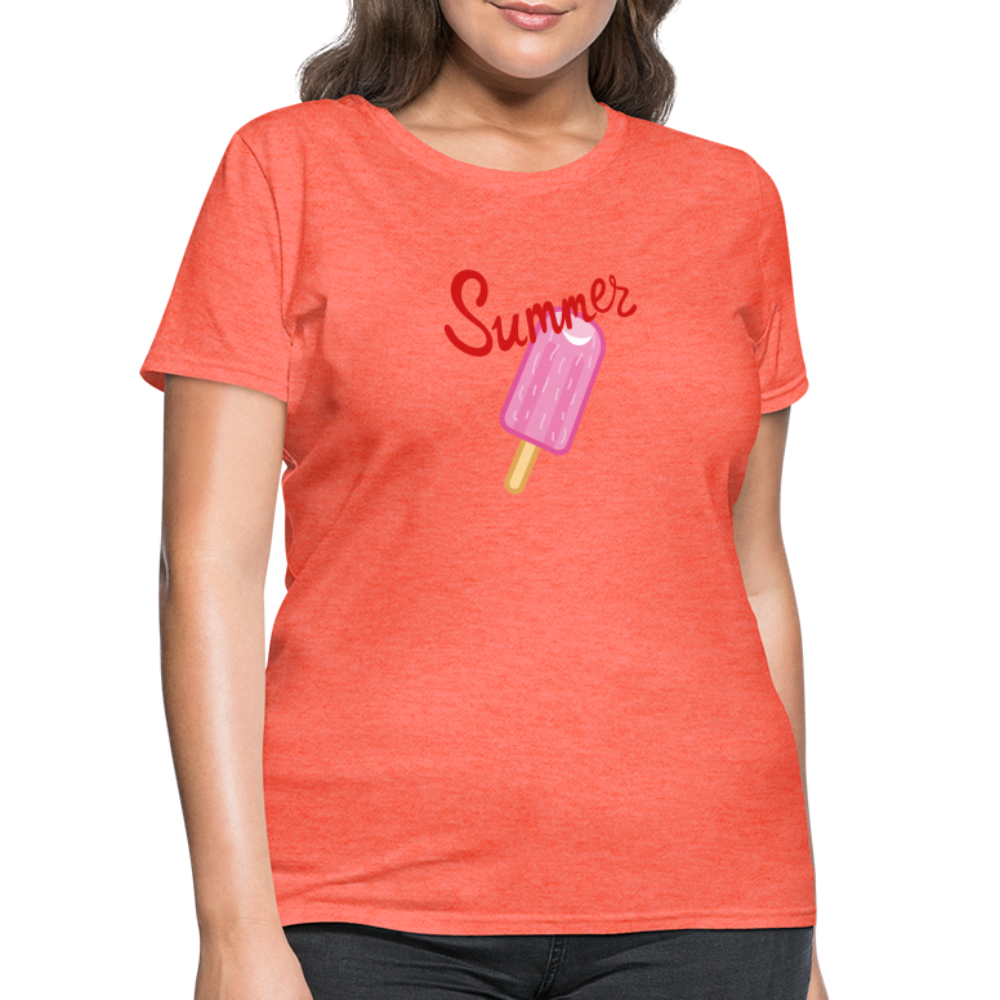 Women's T-Shirt - heather coral