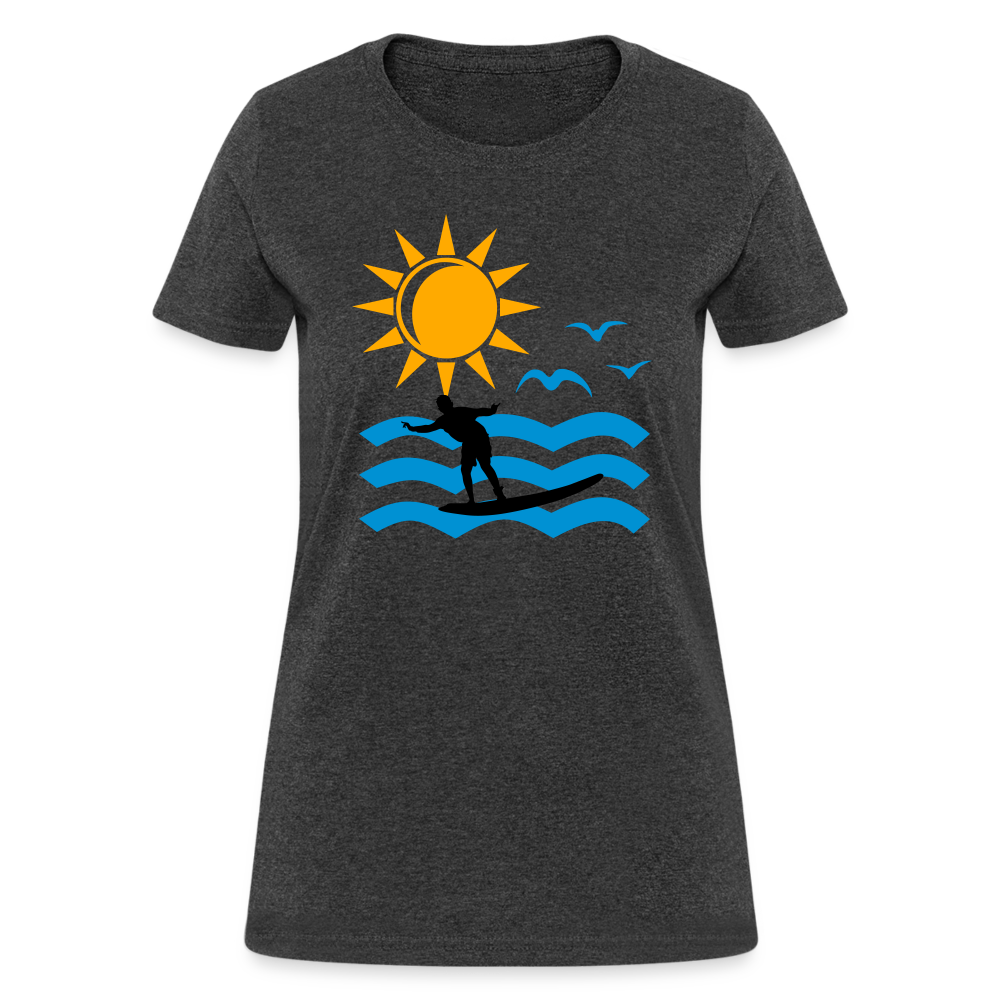 Women's T-Shirt - heather black