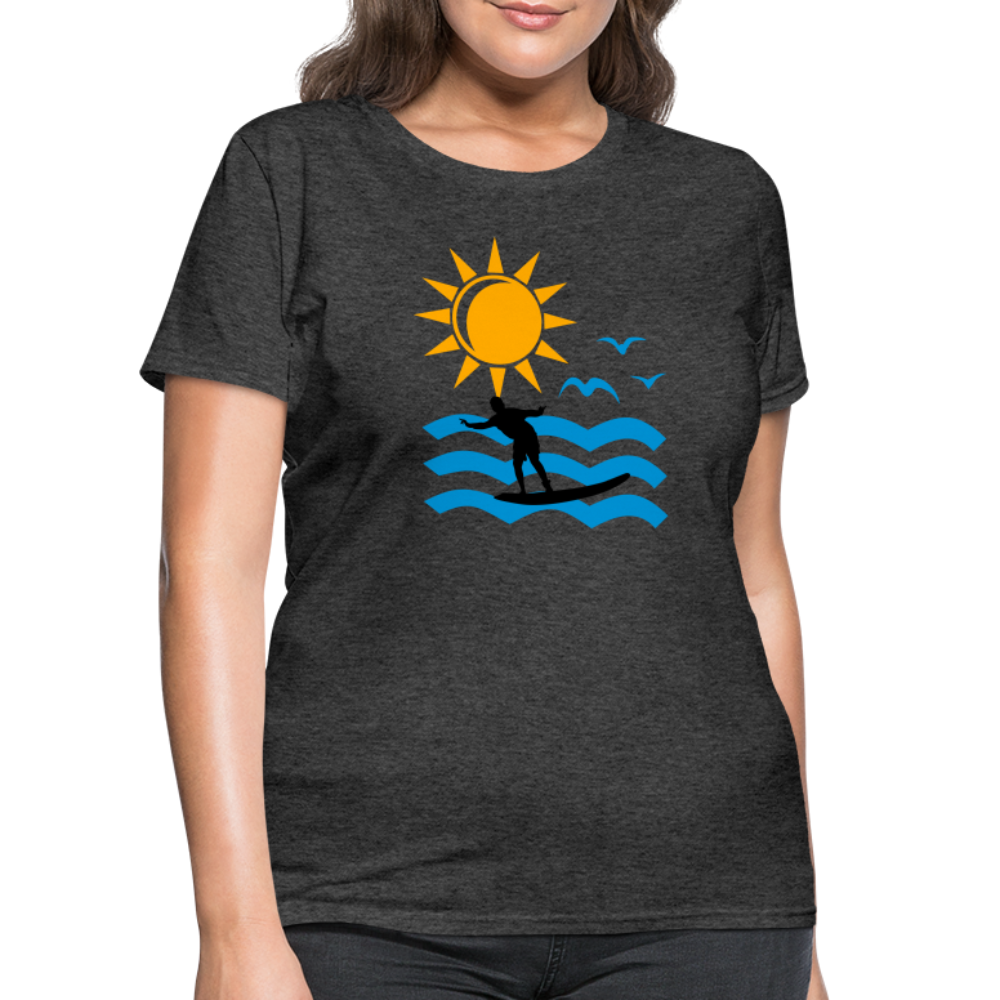 Women's T-Shirt - heather black