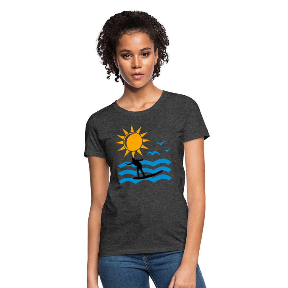 Women's T-Shirt - heather black