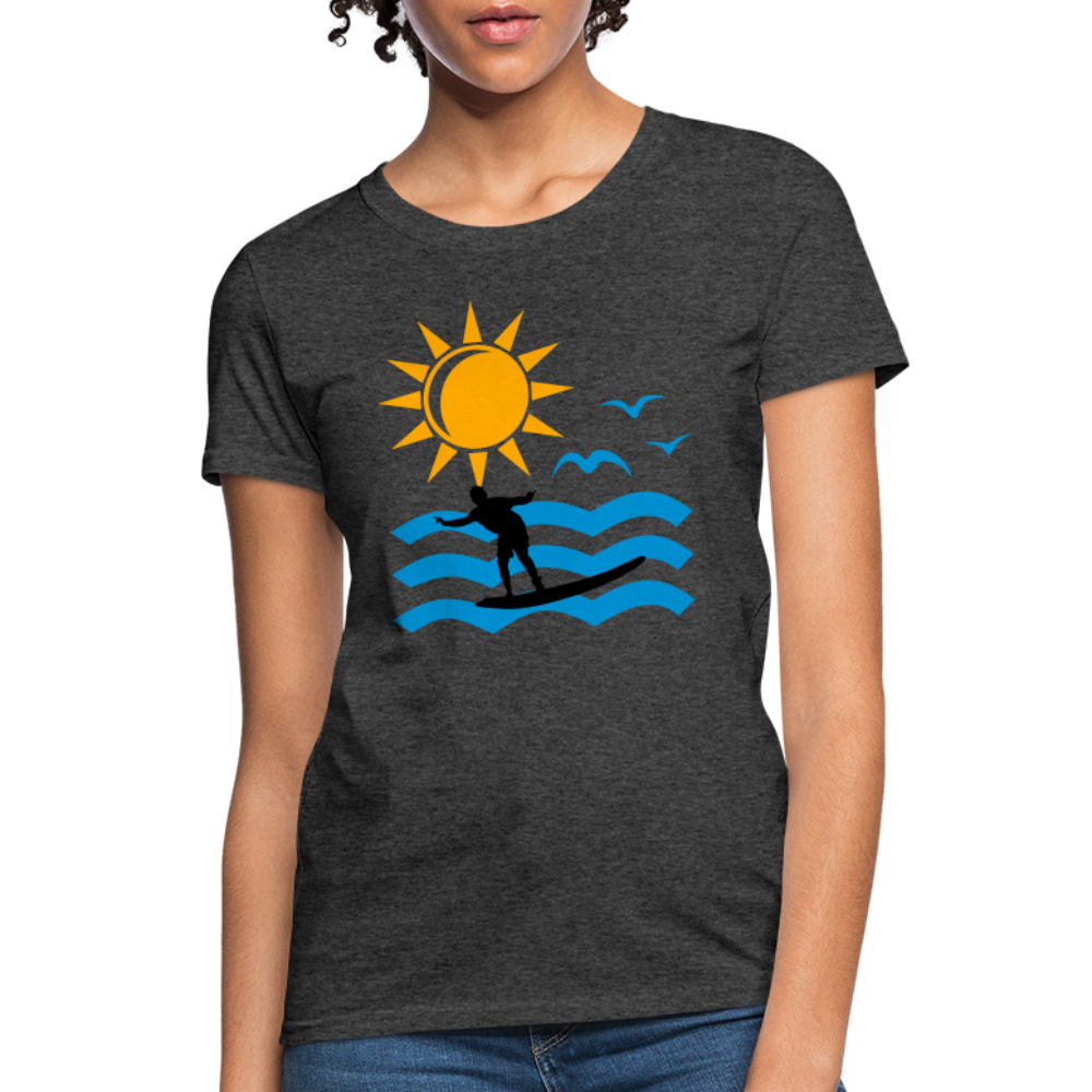 Women's T-Shirt - heather black