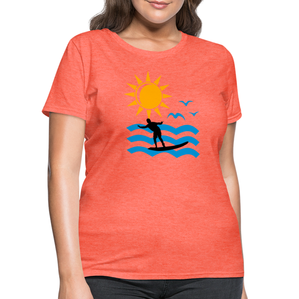 Women's T-Shirt - heather coral