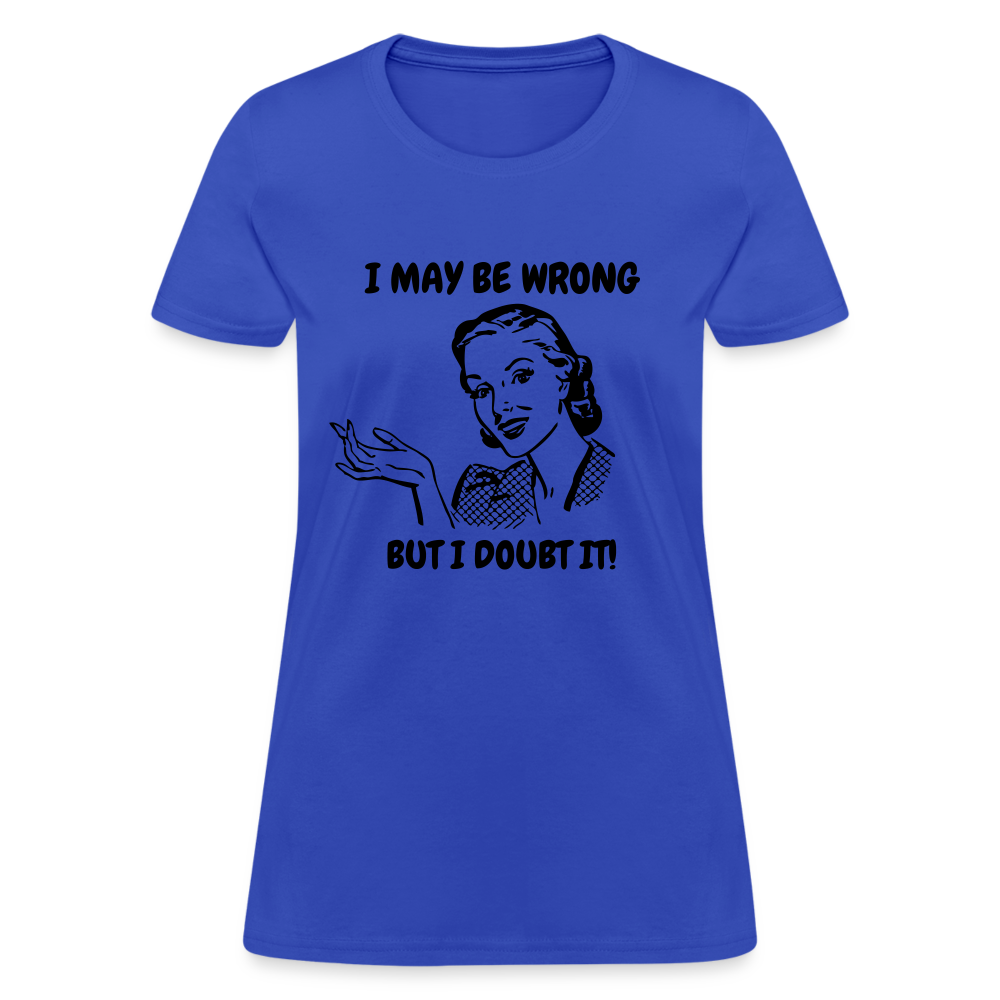 Women's T-Shirt - royal blue