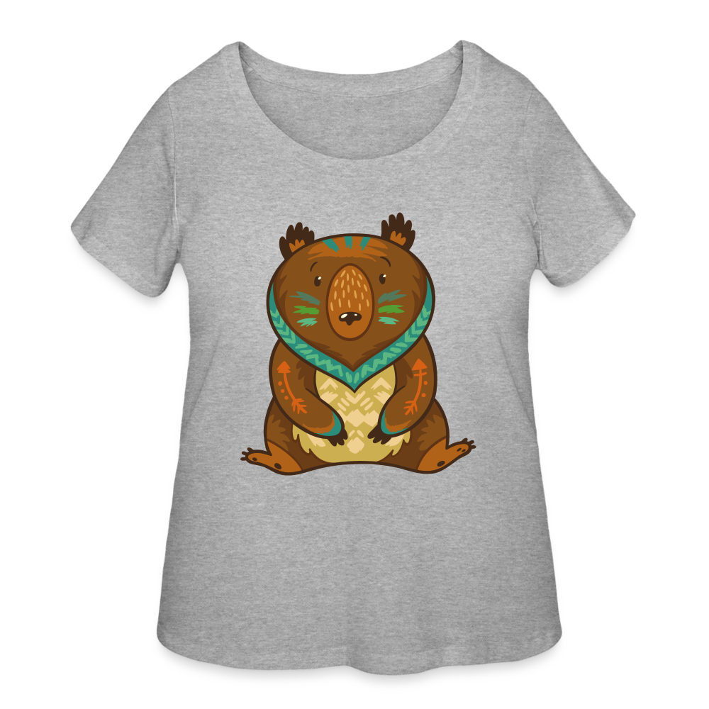 Women’s Curvy T-Shirt - heather gray