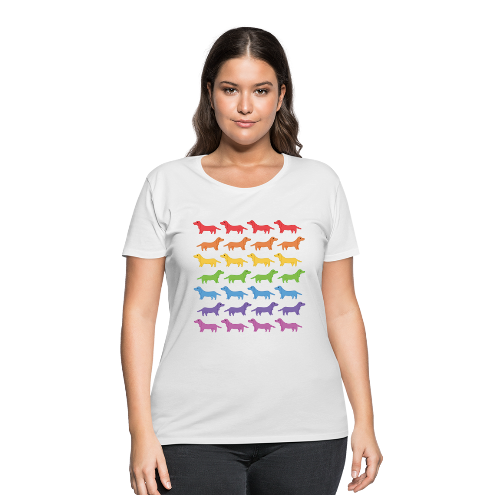 Women’s Curvy T-Shirt - white