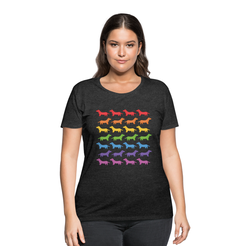 Women’s Curvy T-Shirt - deep heather