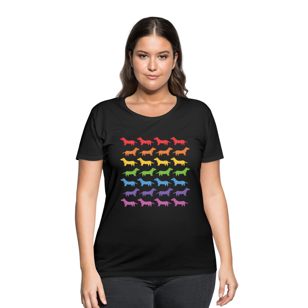 Women’s Curvy T-Shirt - black