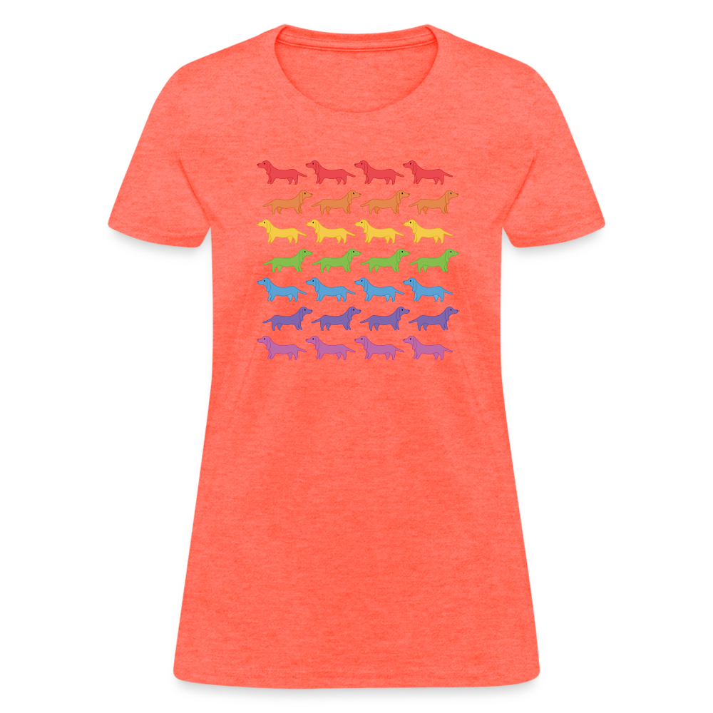 Women's T-Shirt - heather coral