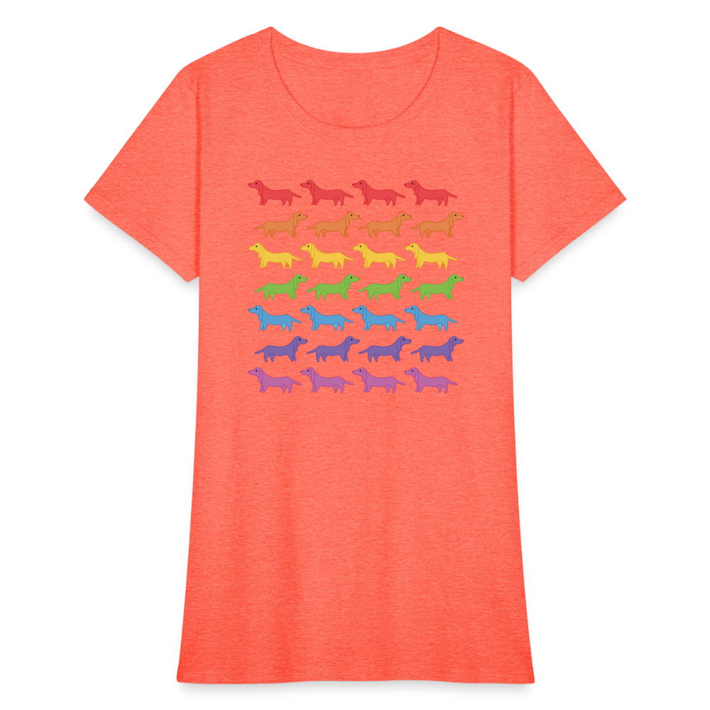 Women's T-Shirt - heather coral