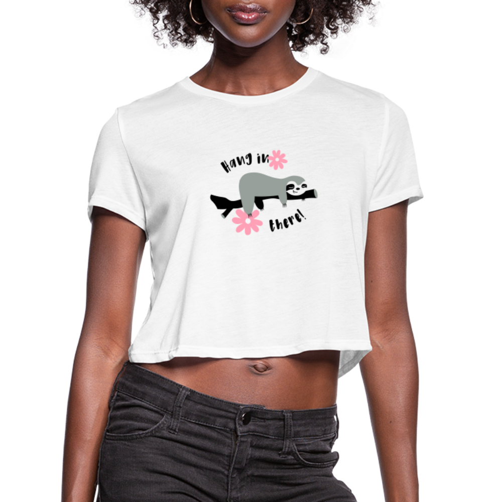 Women's Cropped T-Shirt - white