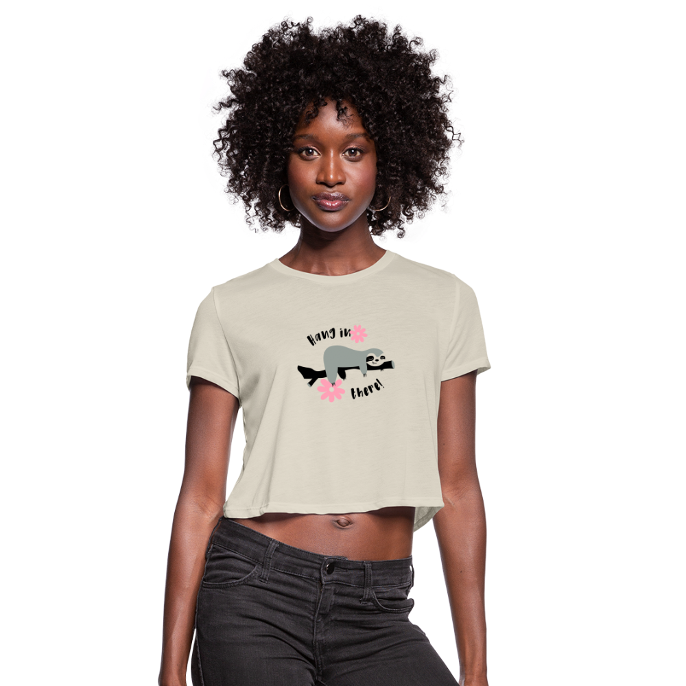 Women's Cropped T-Shirt - dust