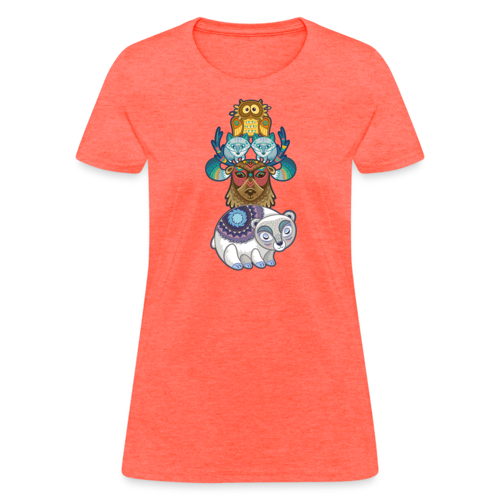 Women's T-Shirt - heather coral