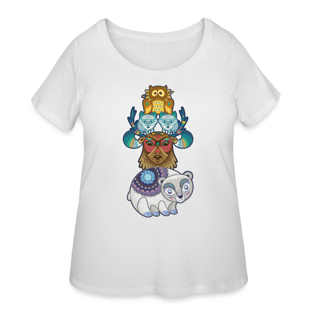 Women’s Curvy T-Shirt - white