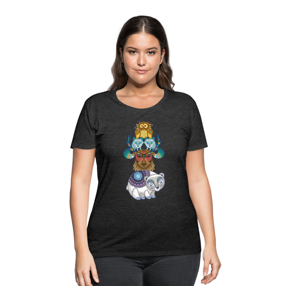 Women’s Curvy T-Shirt - deep heather