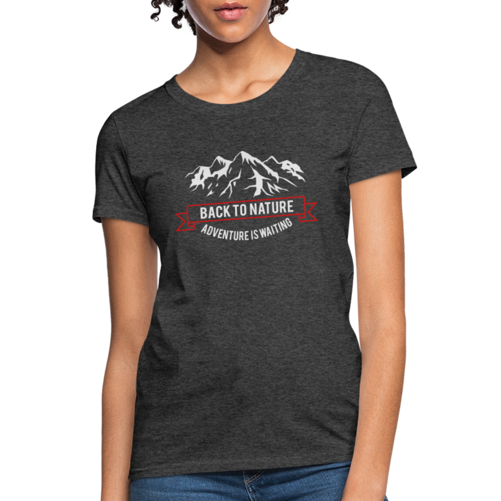 Women's T-Shirt - heather black