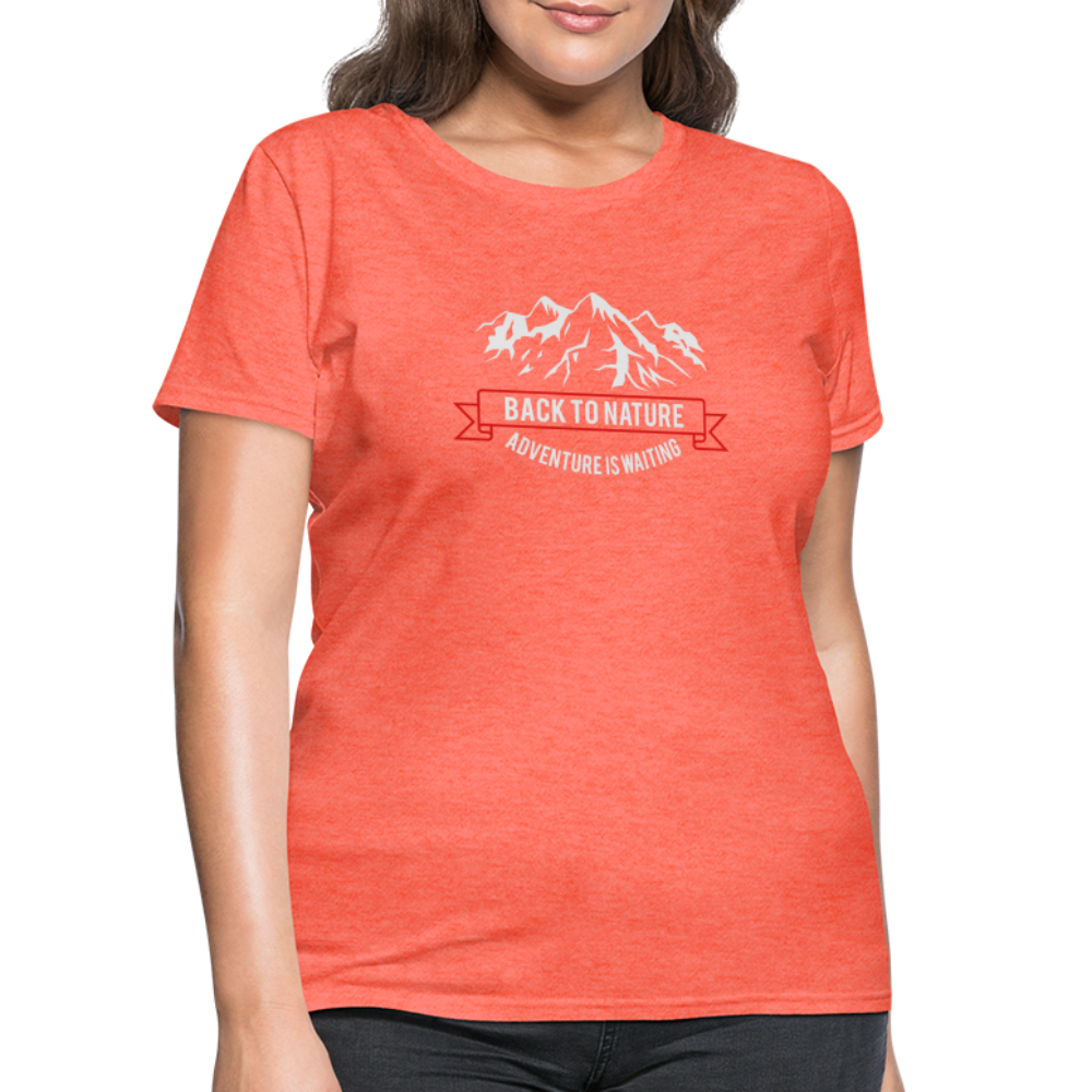 Women's T-Shirt - heather coral