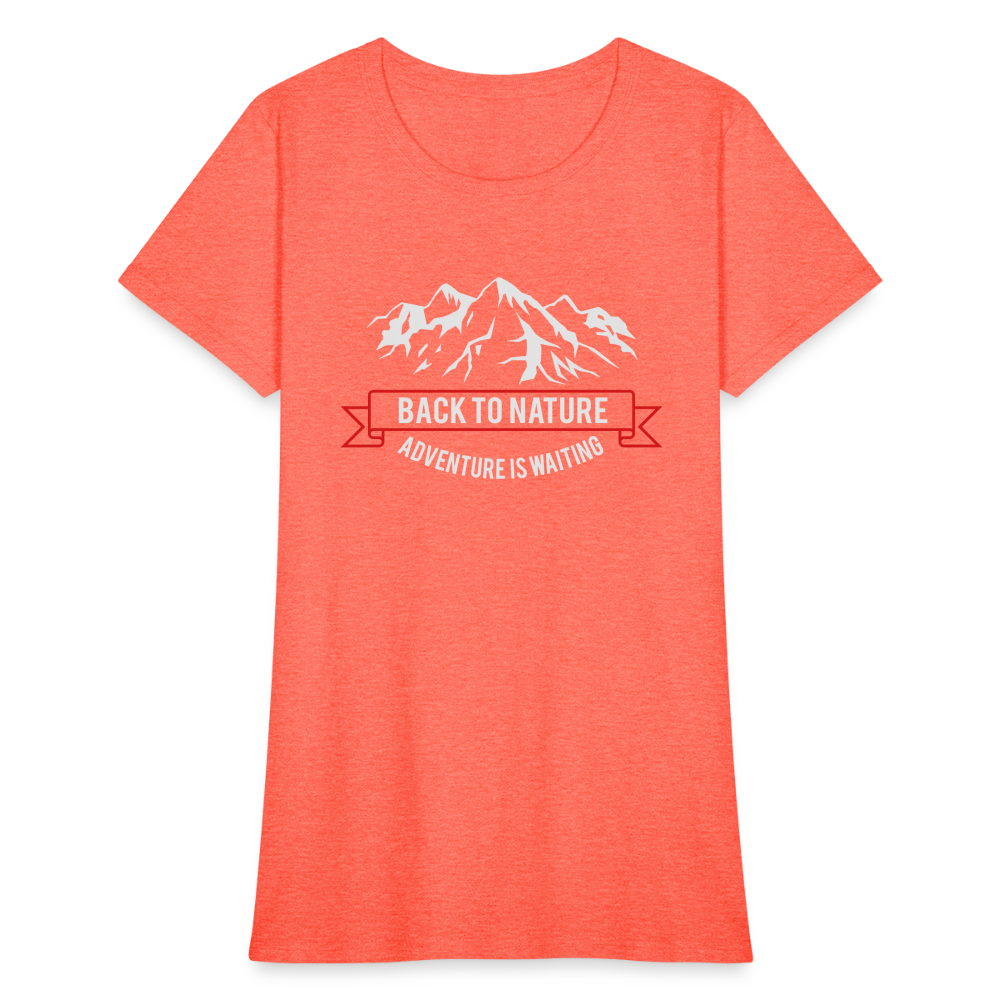 Women's T-Shirt - heather coral