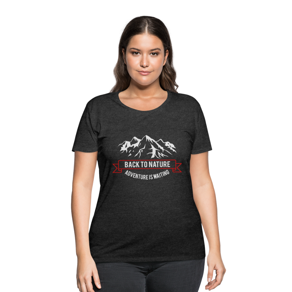 Women’s Curvy T-Shirt - deep heather