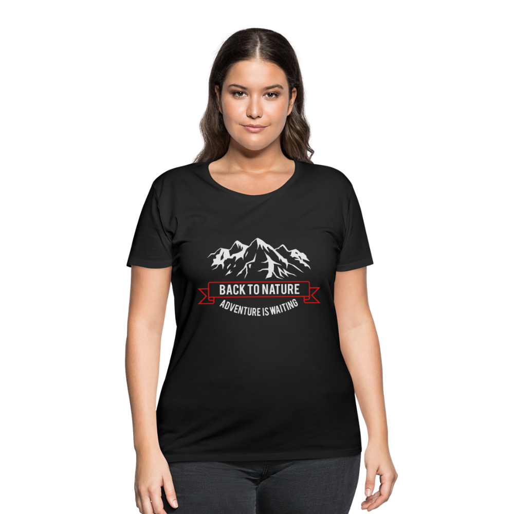 Women’s Curvy T-Shirt - black