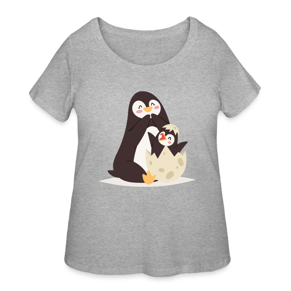 Women’s Curvy T-Shirt - heather gray