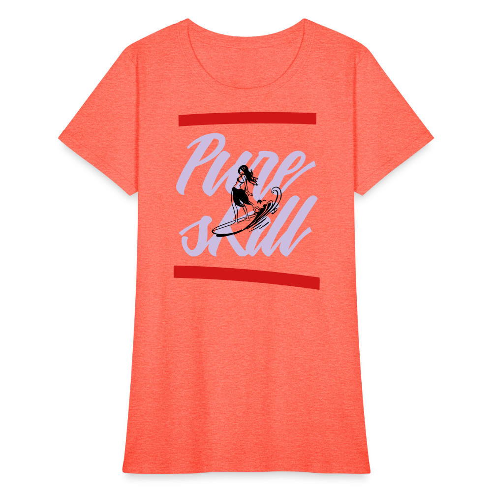 Women's T-Shirt - heather coral