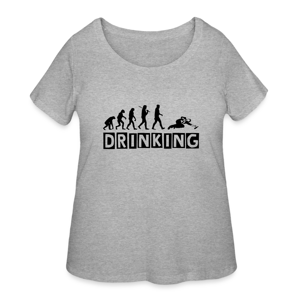 Women’s Curvy T-Shirt - heather gray