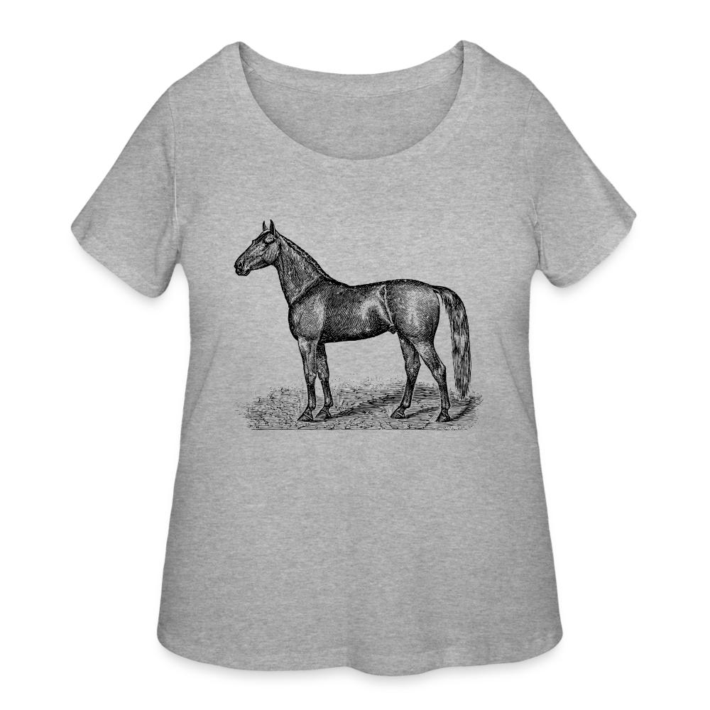 Women’s Curvy T-Shirt - heather gray