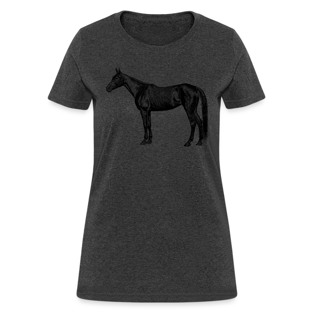 Women's T-Shirt - heather black