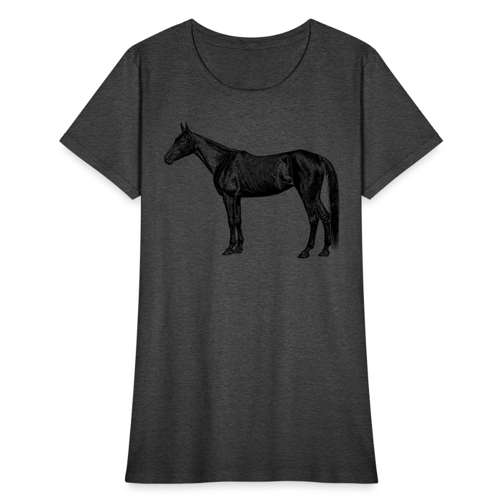 Women's T-Shirt - heather black