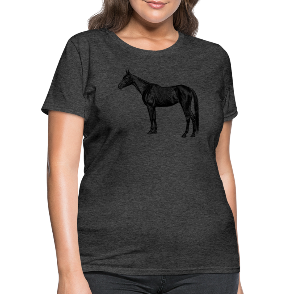 Women's T-Shirt - heather black