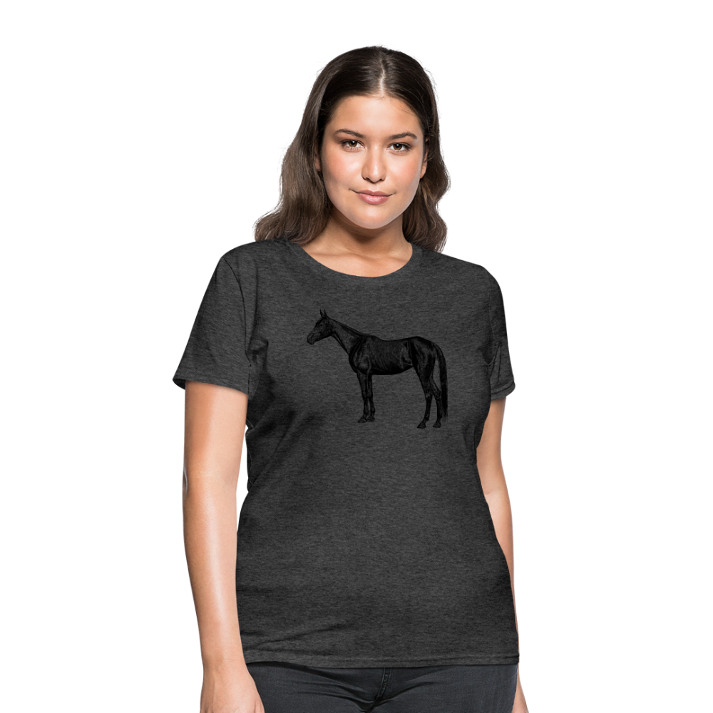 Women's T-Shirt - heather black