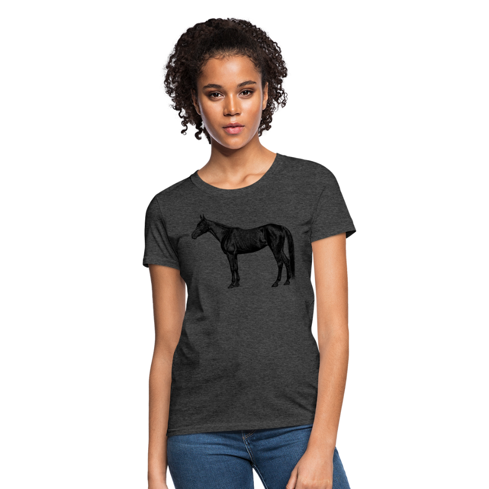 Women's T-Shirt - heather black