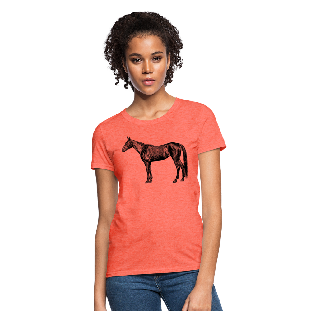 Women's T-Shirt - heather coral