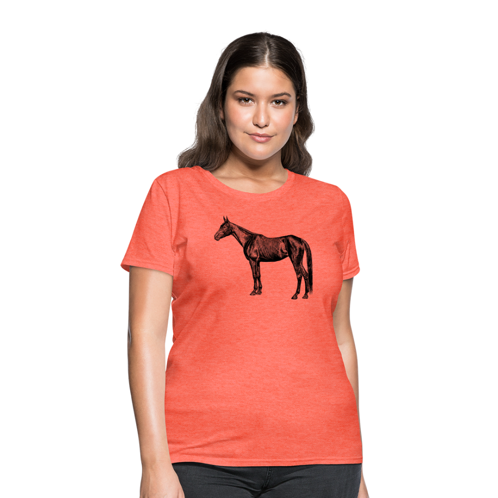 Women's T-Shirt - heather coral