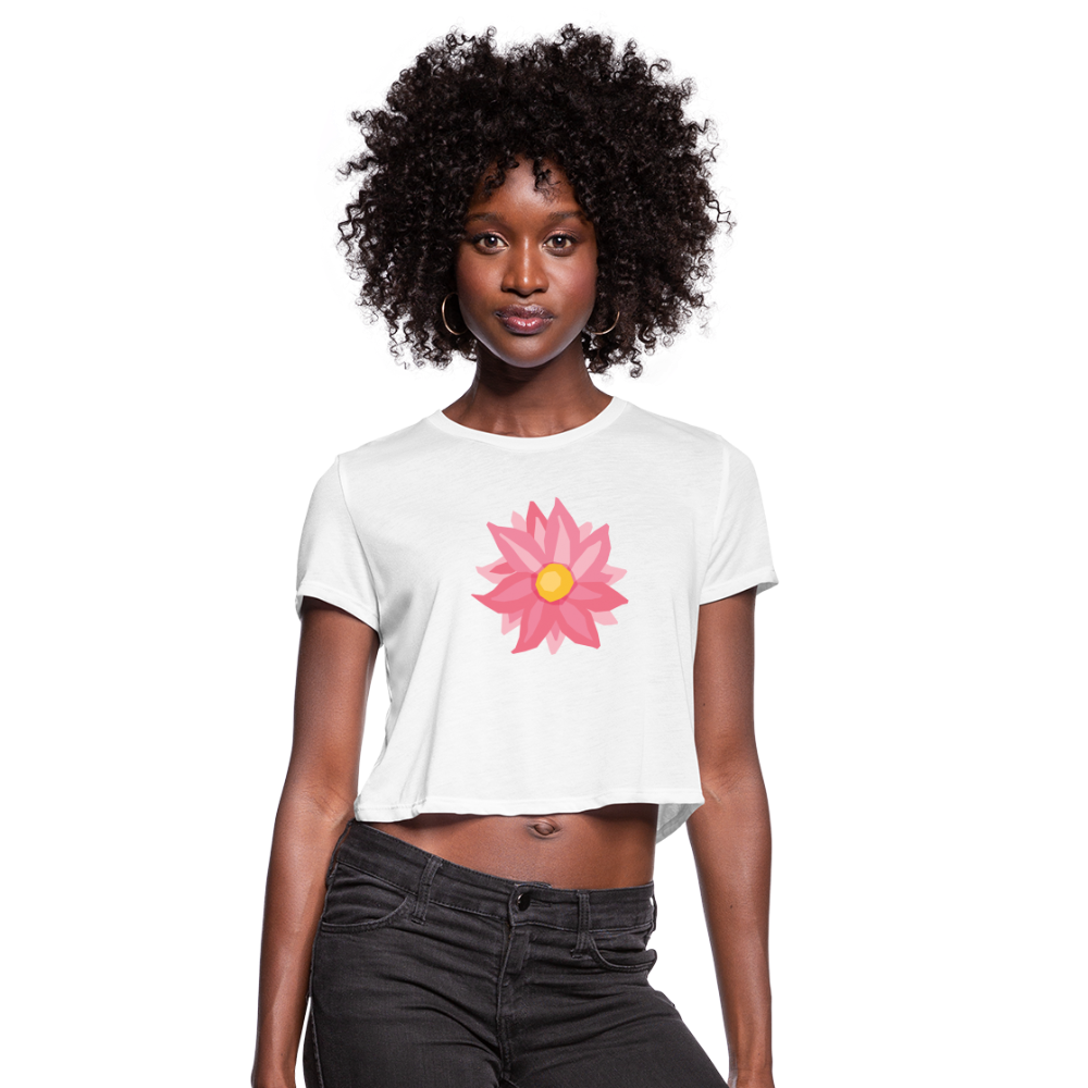 Women's Cropped T-Shirt - white