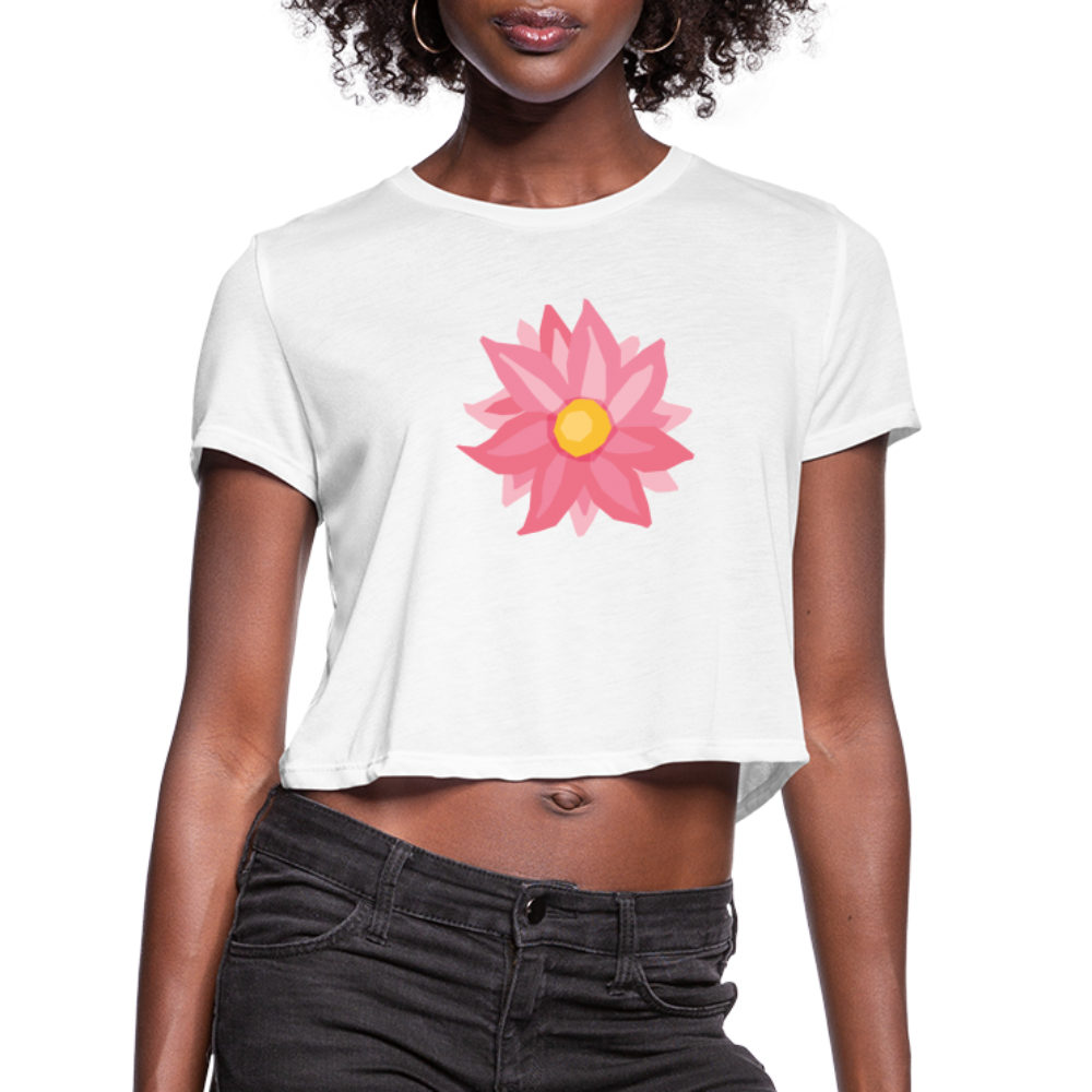 Women's Cropped T-Shirt - white